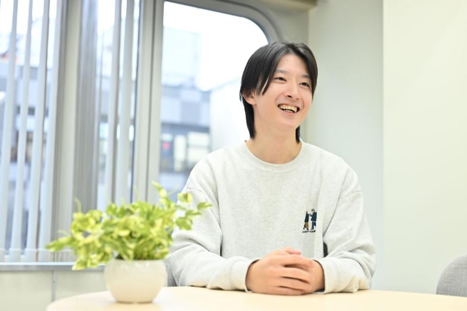 「自分が一番成長できる場所」を見つけました。